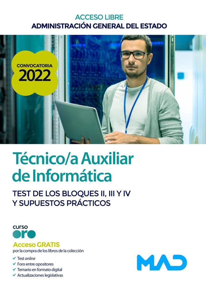 TECNICO AUXILIAR INFORMATICA ADMINISTRACION GENERAL, de TOJEIRO ALCALA | portada del libro