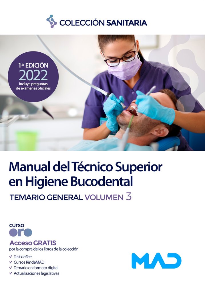 MANUAL TECNICO SUPERIOR HIGIENE BUCODENTAL. TEMARIO G, de 7 EDITORES#GIL RAMOS | portada del libro
