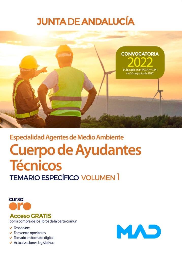 CUERPO AYUDANTE TECNICO ESPECIALIDAD AGENTES DE MEDIO A, de COSTA PEREZ, JUAN CARLOS | portada del libro