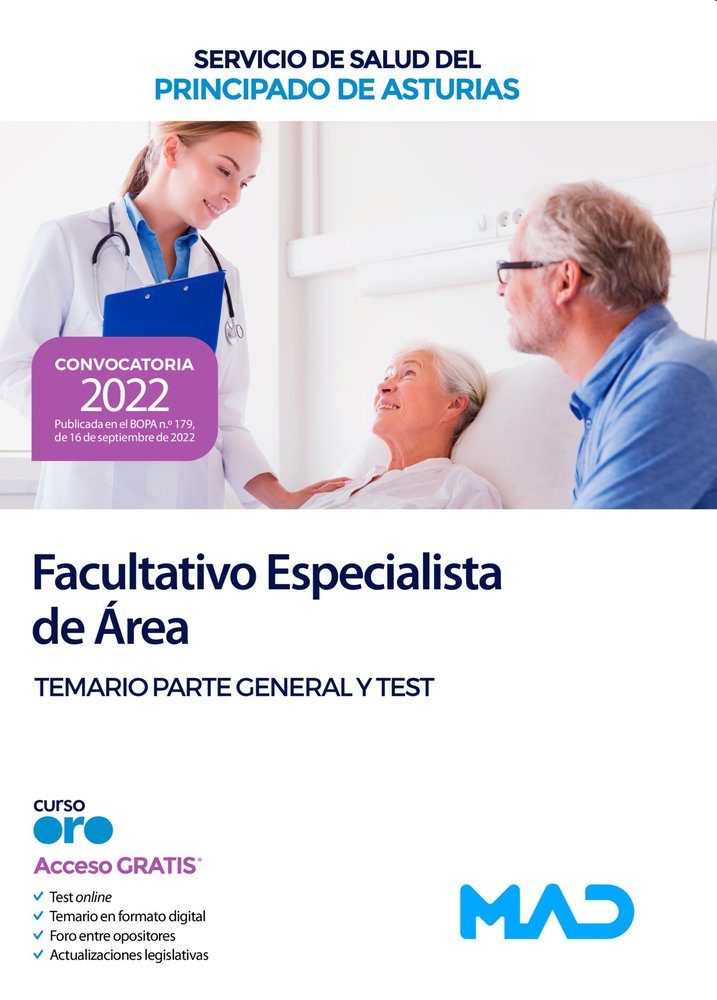 FACULTATIVO ESPECIALISTA AREA SERVICIO SALUD DEL P, de GOMEZ MARTINEZ | portada del libro