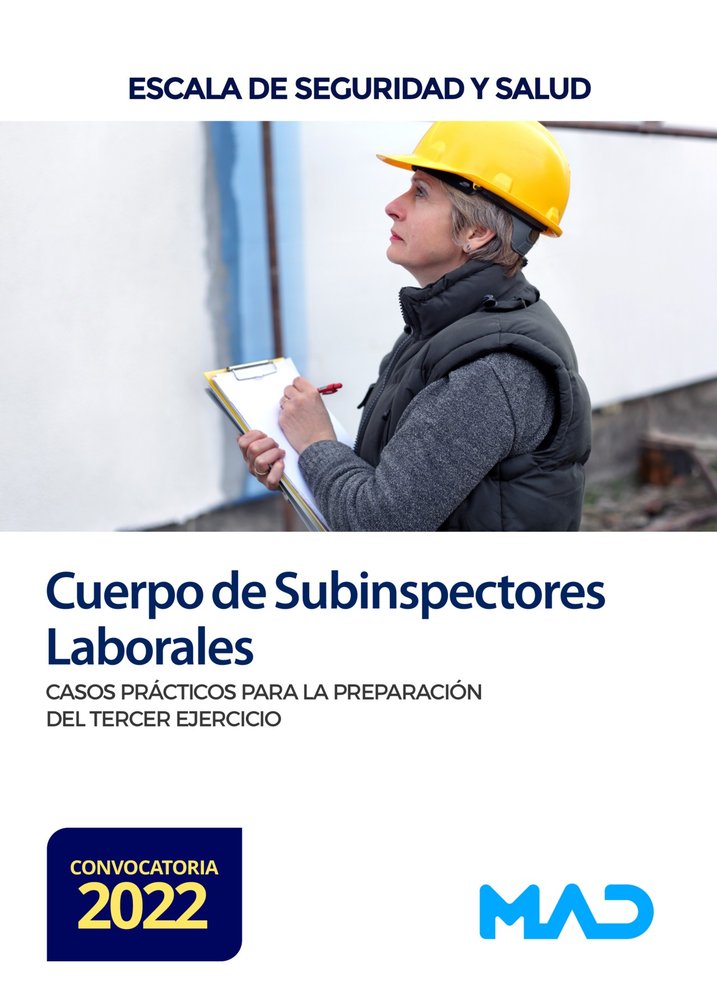 CUERPO SUBINSPECTORES LABORALES SEGURIDAD Y SALUD | portada del libro