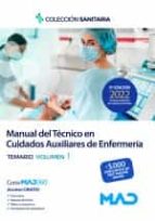 TECNICO CUIDADO AUXILIAR ENFERMERIA TEMARIO 1, de Varios autores | portada del libro