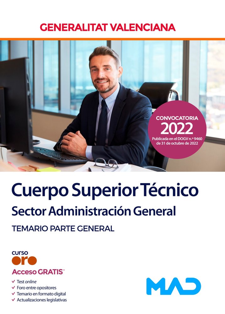 CUERPO SUP TECNICO TEM GENERAL GENERALIDAD VALENCIANA | portada del libro