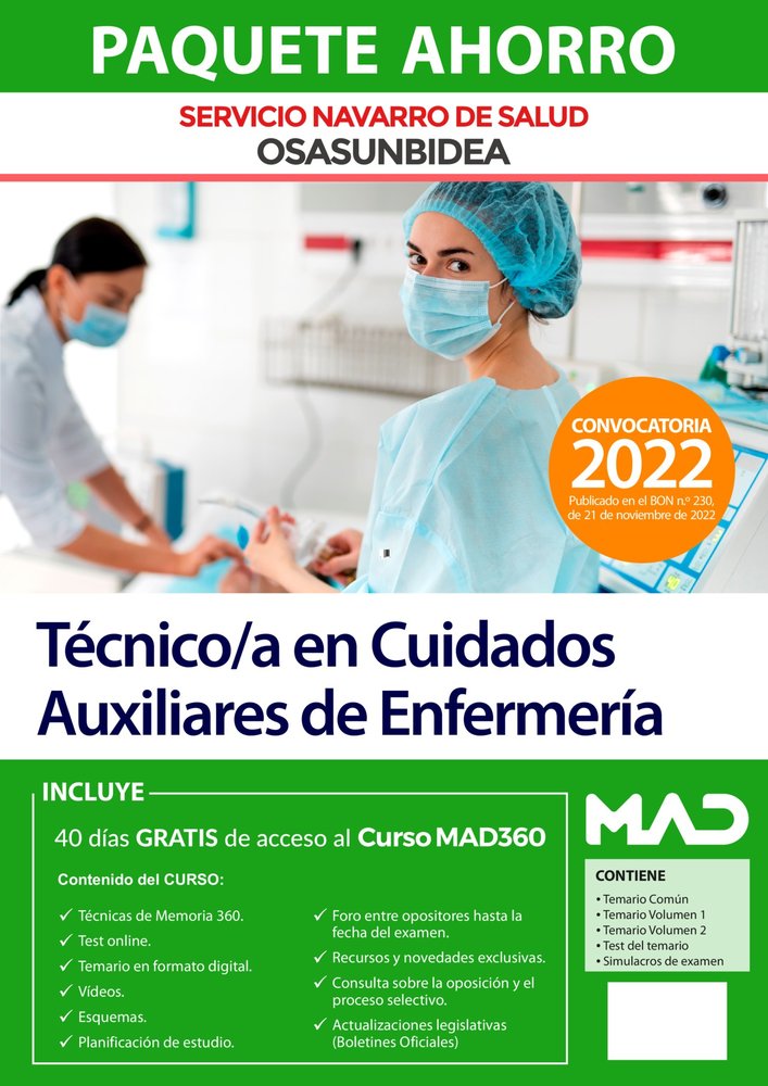 PAQUETE AHORRO TECNICO/A CUIDADO AUXILIAR ENFERMERIA S, de GIL RAMOS | portada del libro