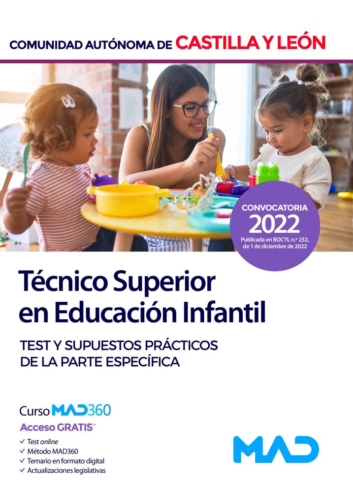 TECNICO SUPERIOR EDUCACION INFANTIL ADMINISTRACION, de CLAVIJO GAMERO | portada del libro