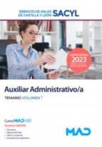 AUXILIAR ADMINISTRATIVO/A SERVICIO SALUD CASTILLA, de Varios autores | portada del libro