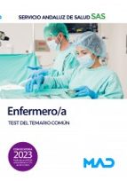 ENFERMERO/A SERVICIO ANDALUZ SALUD TEST DEL TEMARIO, de Varios autores | portada del libro