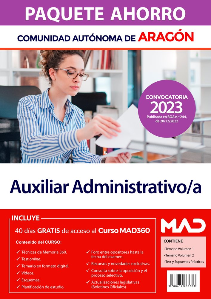 PAQUETE AHORRO AUXILIAR ADMINISTRATIVO/A COMUNIDAD AUTONOMA, de 7 EDITORES#GARCIA FERNANDEZ | portada del libro