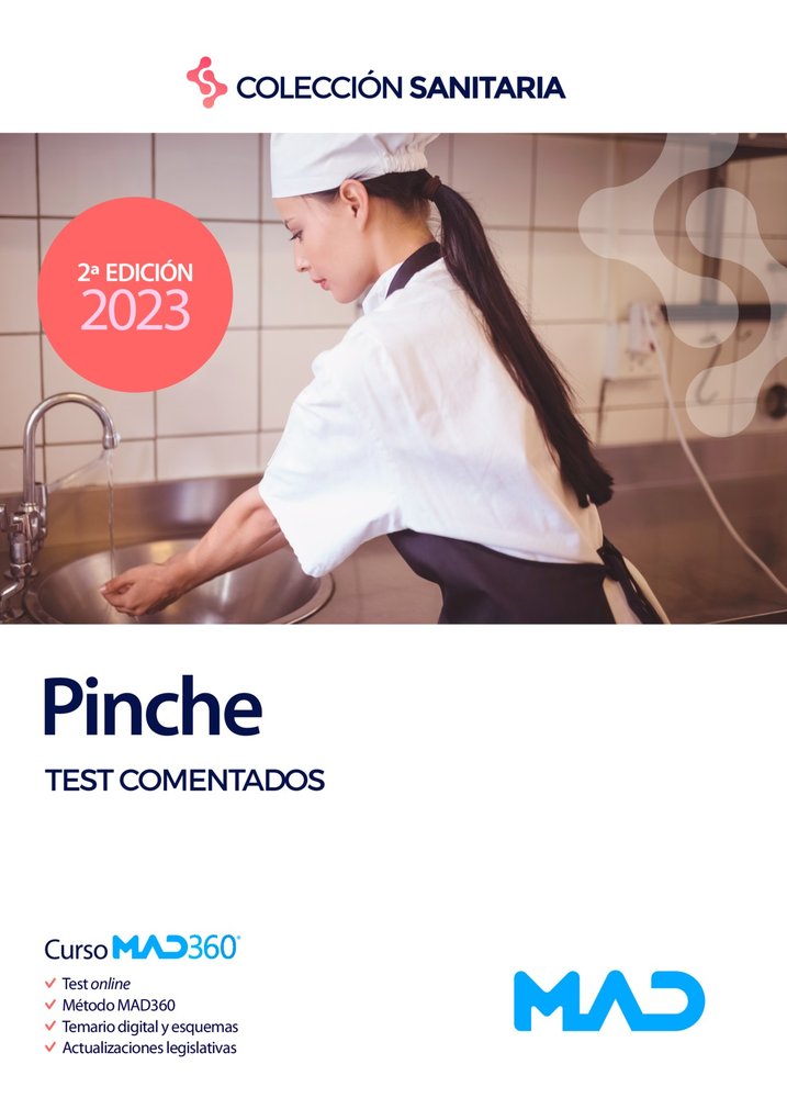 Pinche de Instituciones Sanitarias. Test comentados, de 7 EDITORES#SERRANO BARCENA | portada del libro