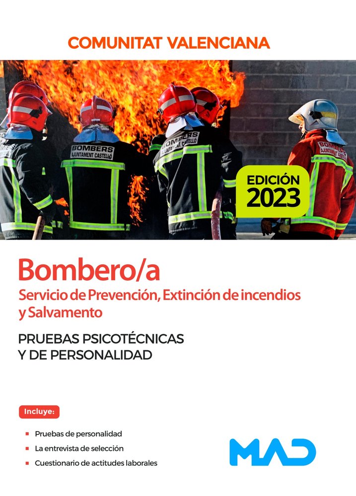 BOMBERO/A SERVICIO PREVENCION EXTINCION DE INCENDIOS, de 7 EDITORES | portada del libro