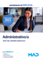 ADMINISTRATIVO/A UNIVERSIDAD MALAGA TEST DEL PRIME, de Varios autores | portada del libro