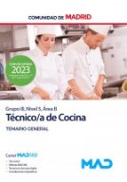 TECNICO DE COCINA (GRUPO III, NIVEL 5, AREA B) DE LA COMUNI, de Varios autores | portada del libro