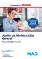 AUXILIAR DE ADMINISTRACION GENERAL COMUNIDAD DE MADRID. SIMULACRO, de Varios autores | portada del libro