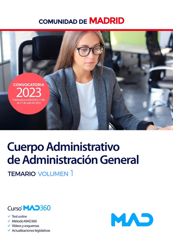 CUERPO DE ADMINISTRATIVOS DE ADMINISTRACION GENERAL DE LA CO, de 7 EDITORES#GUERRERO ARROYO | portada del libro