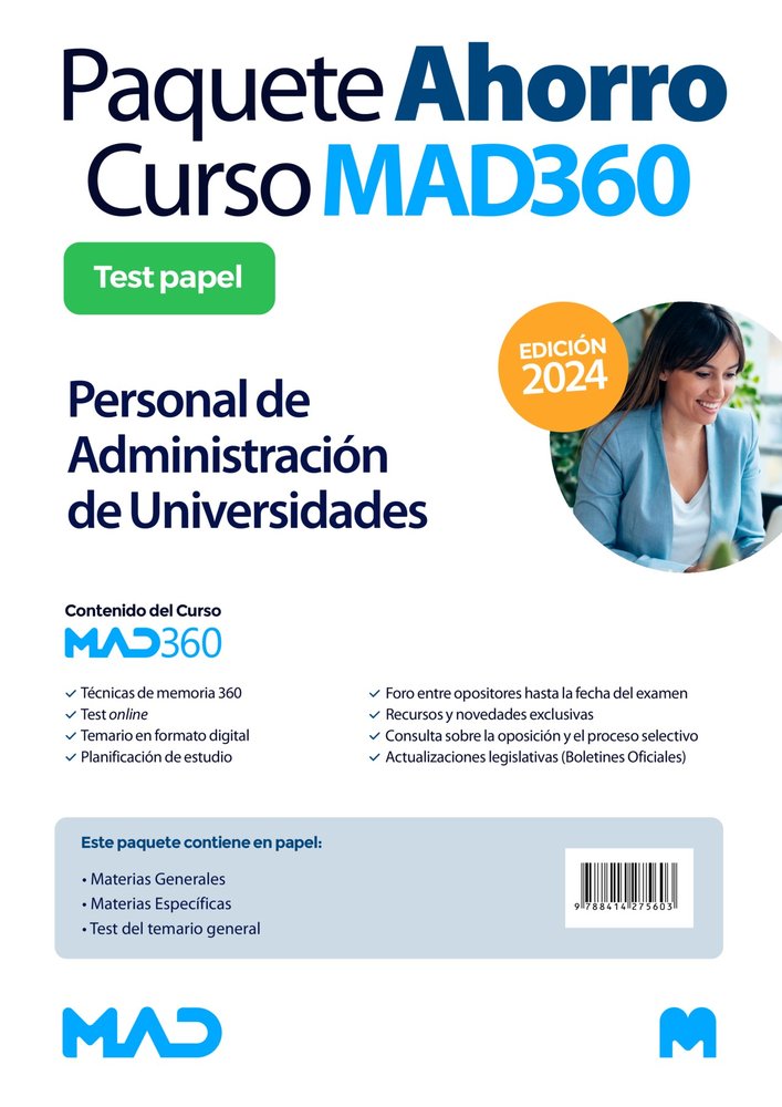 OPOSICION PERSONAL ADMINISTRACION UNIVERSIDAD PAQ, de SOUTO FERNANDEZ | portada del libro