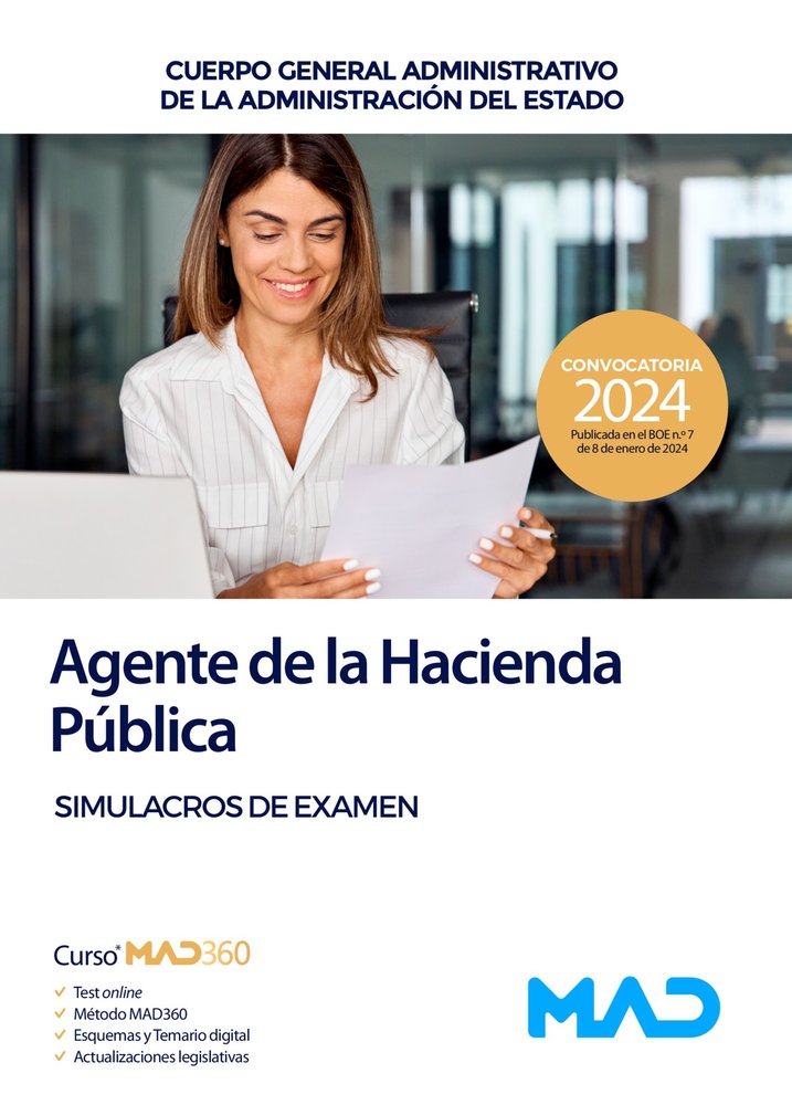AGENTE DE LA HACIENDA PUBLICA. CUERPO GENERAL ADMINISTRATIVO DE L, de VVAA | portada del libro