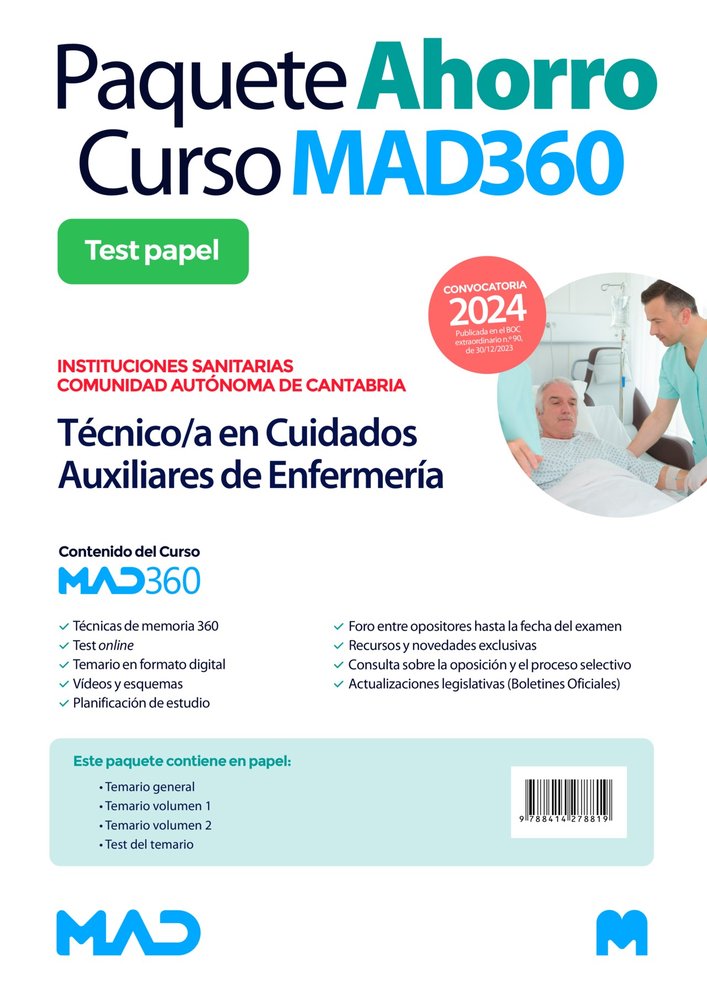 OPOSICIONES TECNICO/A CUIDADO AUXILIAR ENFERMERIA D, de ANDRADES ROMERO | portada del libro