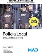 SIMULACRO EXAMENES POLICIA LOCAL, de Varios autores | portada del libro