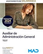 AUXILIAR ADMINISTRACION GENERAL AYUNTAMIENTO SALAMCA, de Varios autores | portada del libro