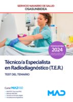 TECNICO/A ESPECIALISTA RADIODIAGNOSTICO TER TEST NAVARRA, de Varios autores | portada del libro