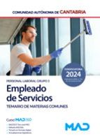 EMPLEADO SERVICIO CANTABRIA TEMARIO MATERIA COMUN, de Varios autores | portada del libro