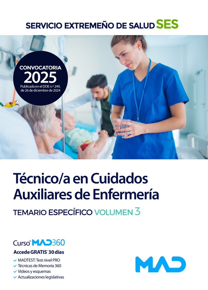 Tecnico medio sanitario cuidado auxiliar enfermeria 3, de AA.VV. | portada del libro
