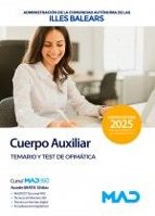 CAIB AUXILIAR TEMARIO Y TEST INFORMATICA 2025, de Varios autores | portada del libro