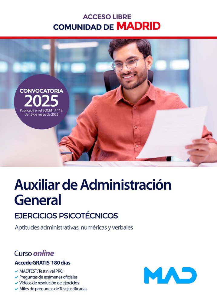 AUXILIAR DE ADMIN..., de VV.AA | portada del libro