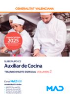 CUERPO DE SERVICIOS AUX ESCALA DE COCINA TEM. ESP. VOL 2, de Varios autores | portada del libro