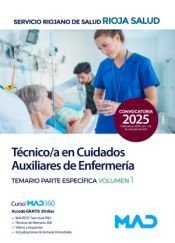 AUXILIAR ENFERMERIA TEMARIO ESPECIFICO I | portada del libro