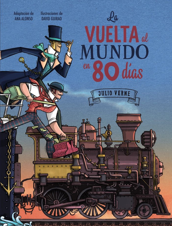 LA VUELTA AL MUNDO 80 DIAS, de VERNE, JULES | portada del libro