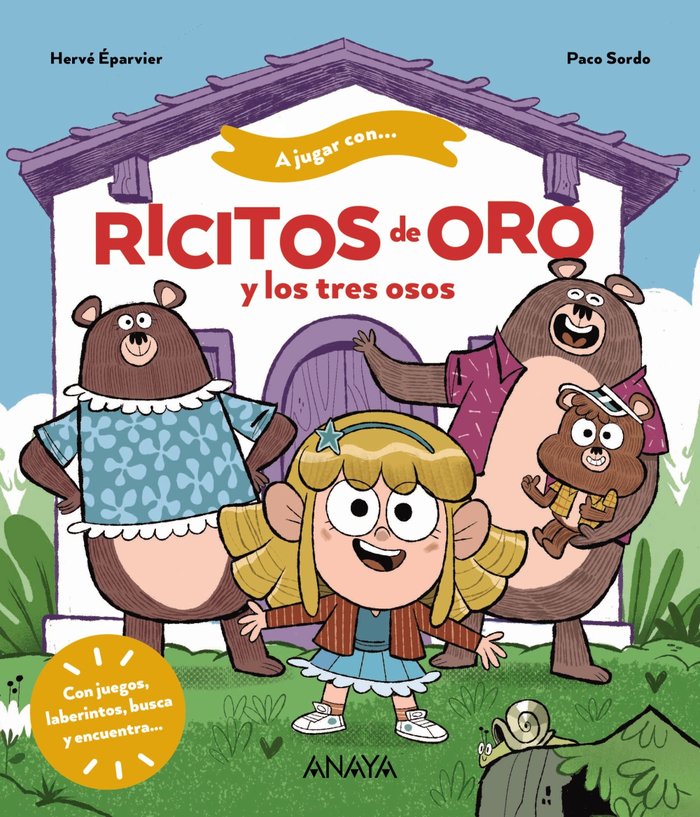 A jugar con Ricitos de Oro, de EPARVIER, HERVE | portada del libro