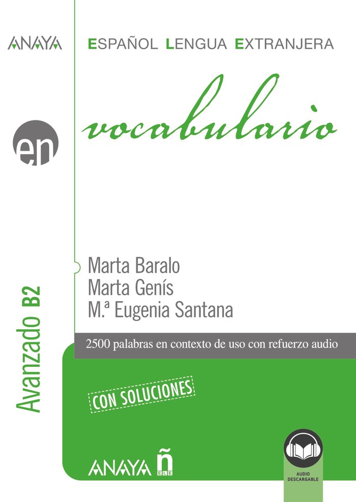 Vocabulario. Nivel avanzado B2 (Ed. 2023), de BARALO OTTONELLO, MARTA | portada del libro
