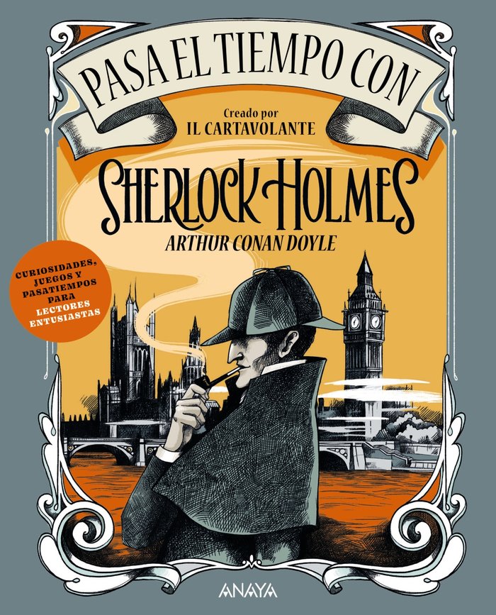PASA EL TIEMPO CON SHERLOCK HOLMES, de IL CARTAVOLANTE | portada del libro
