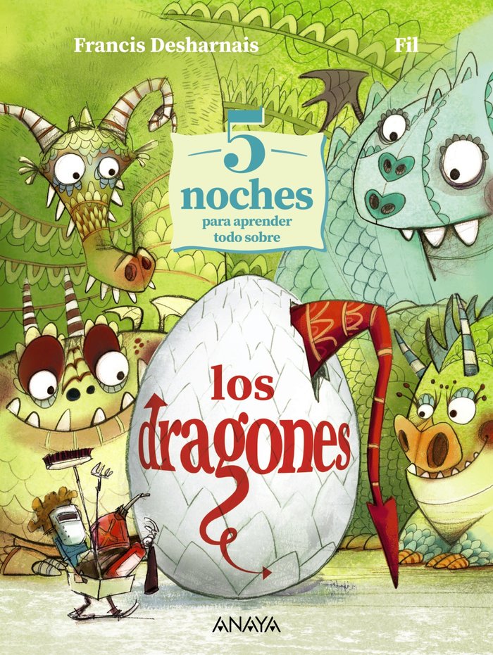5 noches para aprender todo sobre los dragones, de DESHARNAIS, FRANCIS | portada del libro