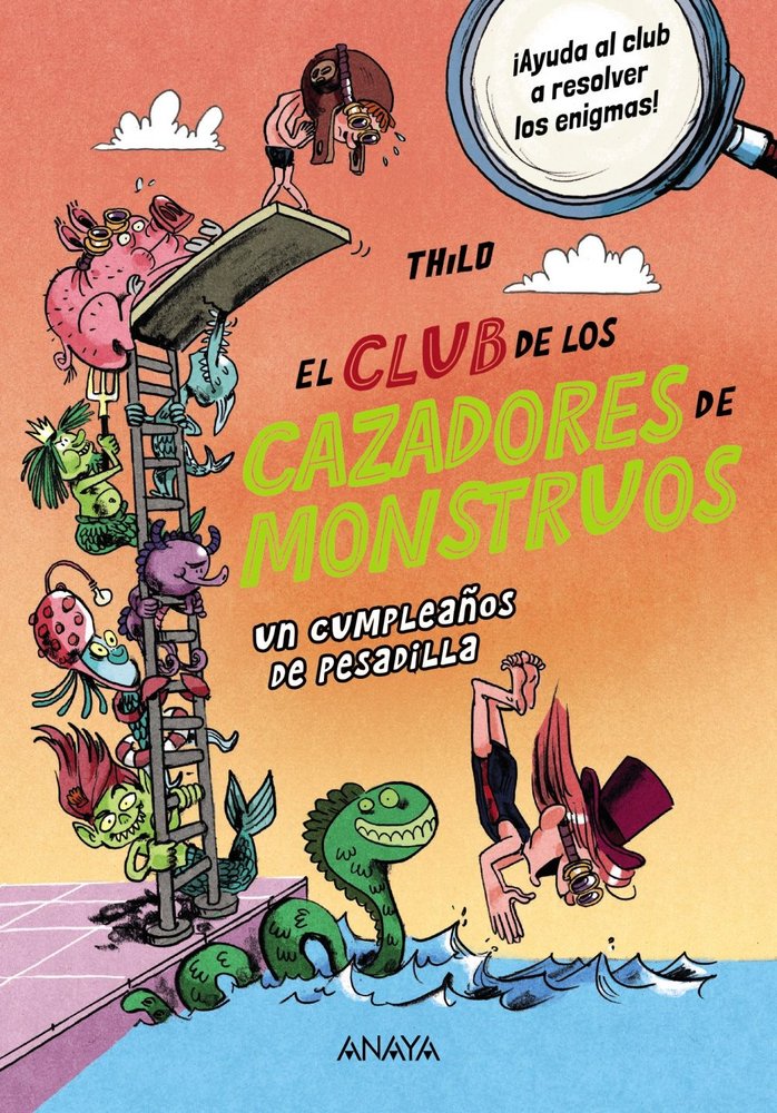 EL CLUB DE LOS CAZADORES DE MONSTRUOS: UN CUMPLEAÑOS DE PESADILLA, de THILO | portada del libro