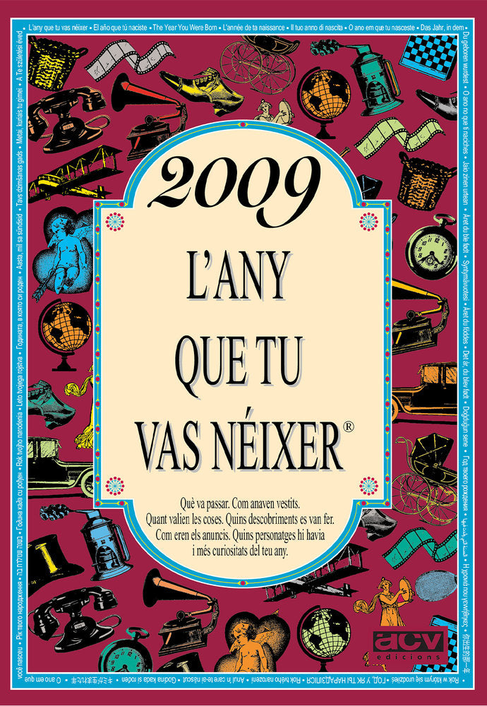 2009 L'any que tu vas néixer, de ACV, ACV Ediciones | portada del libro