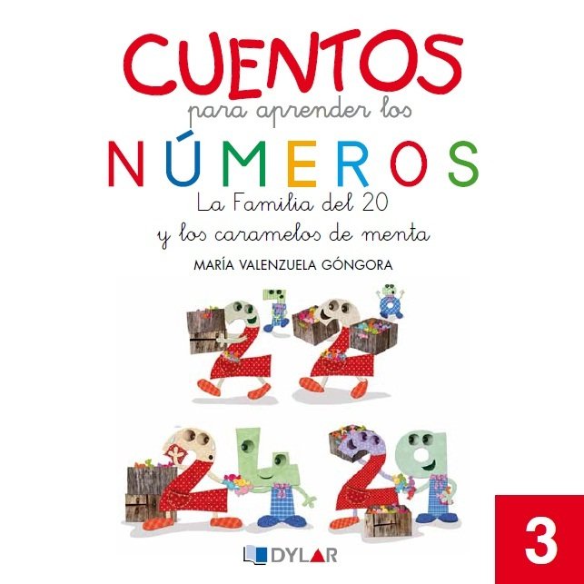 CUENTOS NÚMEROS 3 - LA FAMÍLIA DEL 20, de María Valenzuela | portada del libro