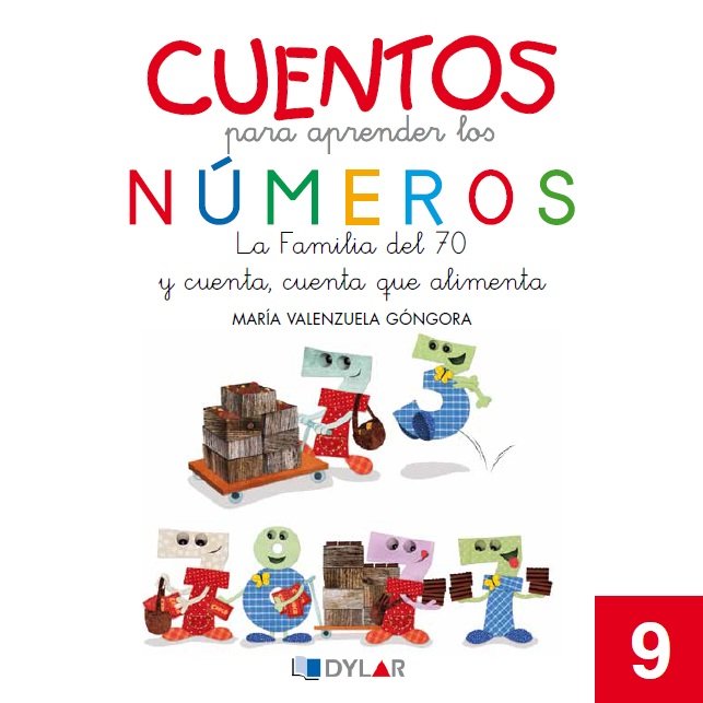 CUENTOS NÚMEROS 9 - LA FAMÍLIA DEL 70, de María Valenzuela | portada del libro