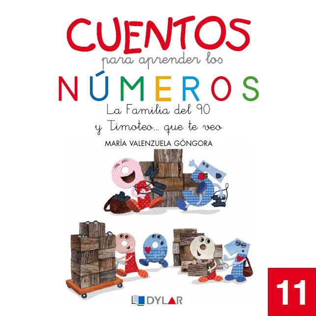 CUENTOS NÚMEROS 11 - LA FAMÍLIA DEL 90, de María Valenzuela | portada del libro