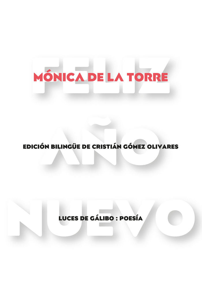 FELIZ AñO NUEVO, de MóNICA DE LA TORRE | portada del libro