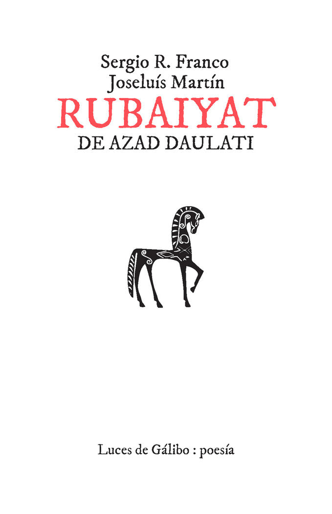 RUBAIYAT DE AZAD DAULATI, de FRANCO, SERGIO R. | portada del libro