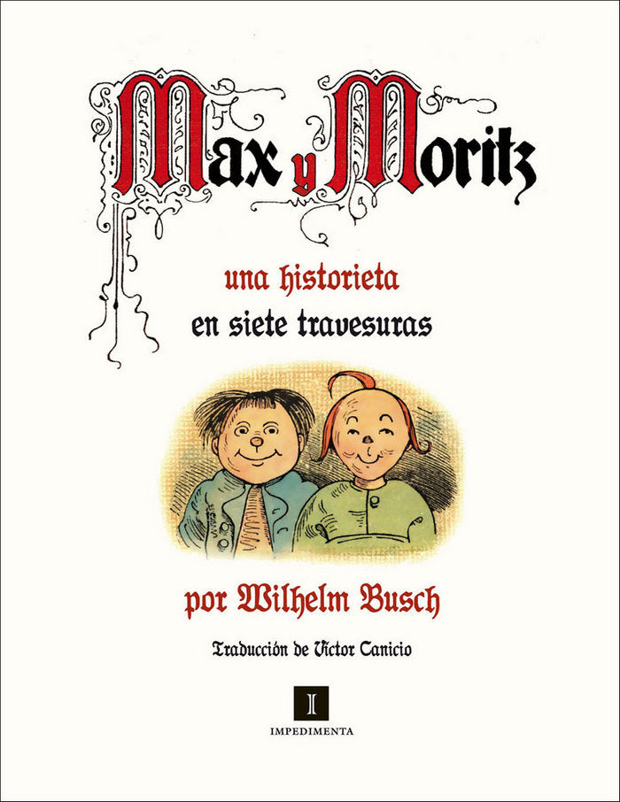Max y Moritz, de Busch, Wilhelm | portada del libro