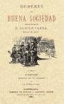 DEBERES DE BUENA SOCIEDAD, de ALELLA, CAMILO FABRA Y FONTANILLA | portada del libro