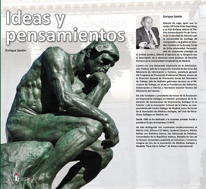 IDEAS Y PENSAMIENTOS, de SANTÍN DÍAZ | portada del libro