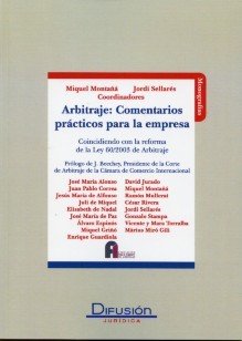 ARBITRAJE, de MONTAÑA I MORA, MIQUEL | portada del libro