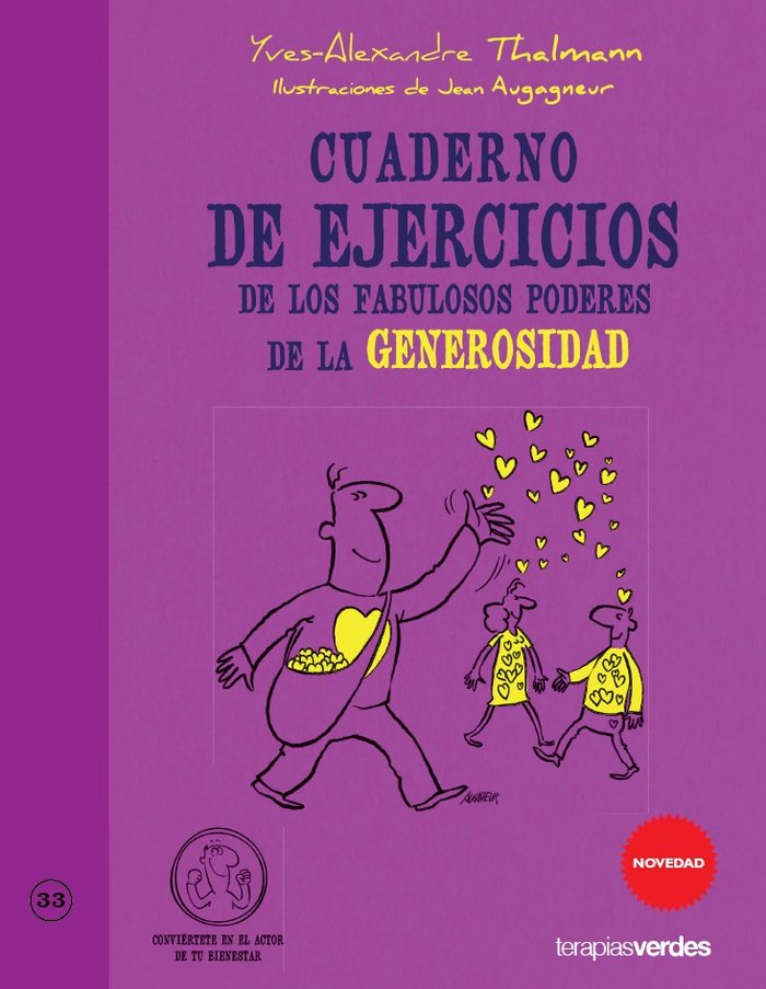 Cuaderno de ejercicios de los fabulosos poderes de la generosidad, de Thalmann | portada del libro