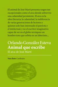 Animal que escribe, de González Esteva, Orlando | portada del libro