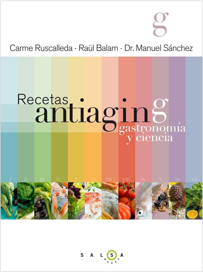 Recetas antiaging. Gastronom¡a y ciencia, de RUSCALLEDA | portada del libro