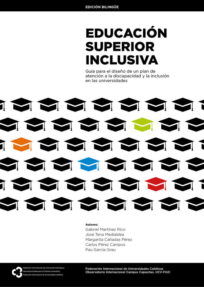 EDUCACION SUPERIOR INCLUSIVA: GUIA PARA EL DISEÑO DE UN PLAN, de MARTINEZ-RICO, GABRIEL | portada del libro